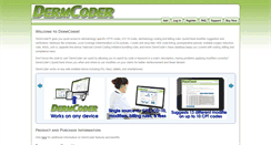 Desktop Screenshot of dermcoder.com